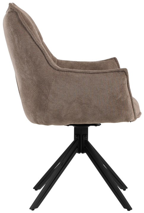 Diningsessel Ginosa braun drehbar Raba... Diningsessel Ginosa braun drehbar Raba...